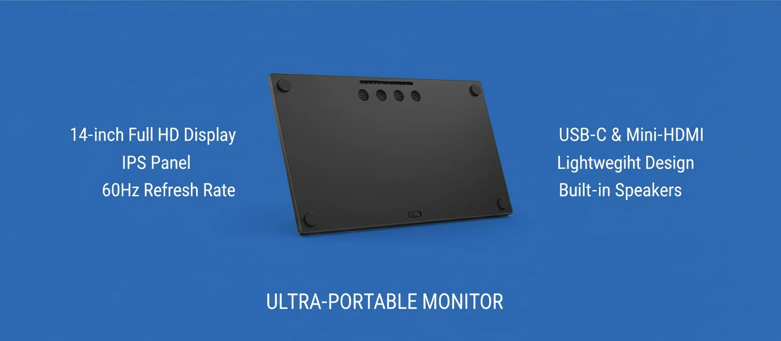 Portable monitor specification sheet: resolution, refresh rate and inputs are what count for consoles