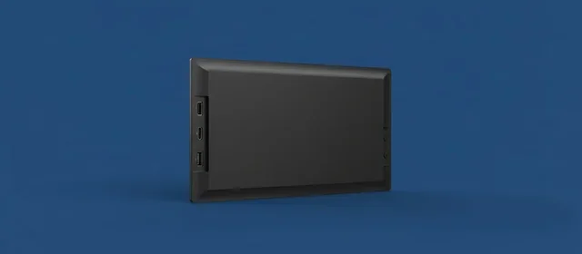 YODOIT black device on blue background — accessories category